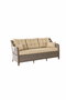 Hanah Home Conjunto de Jardín Rondi Crema y Marrón